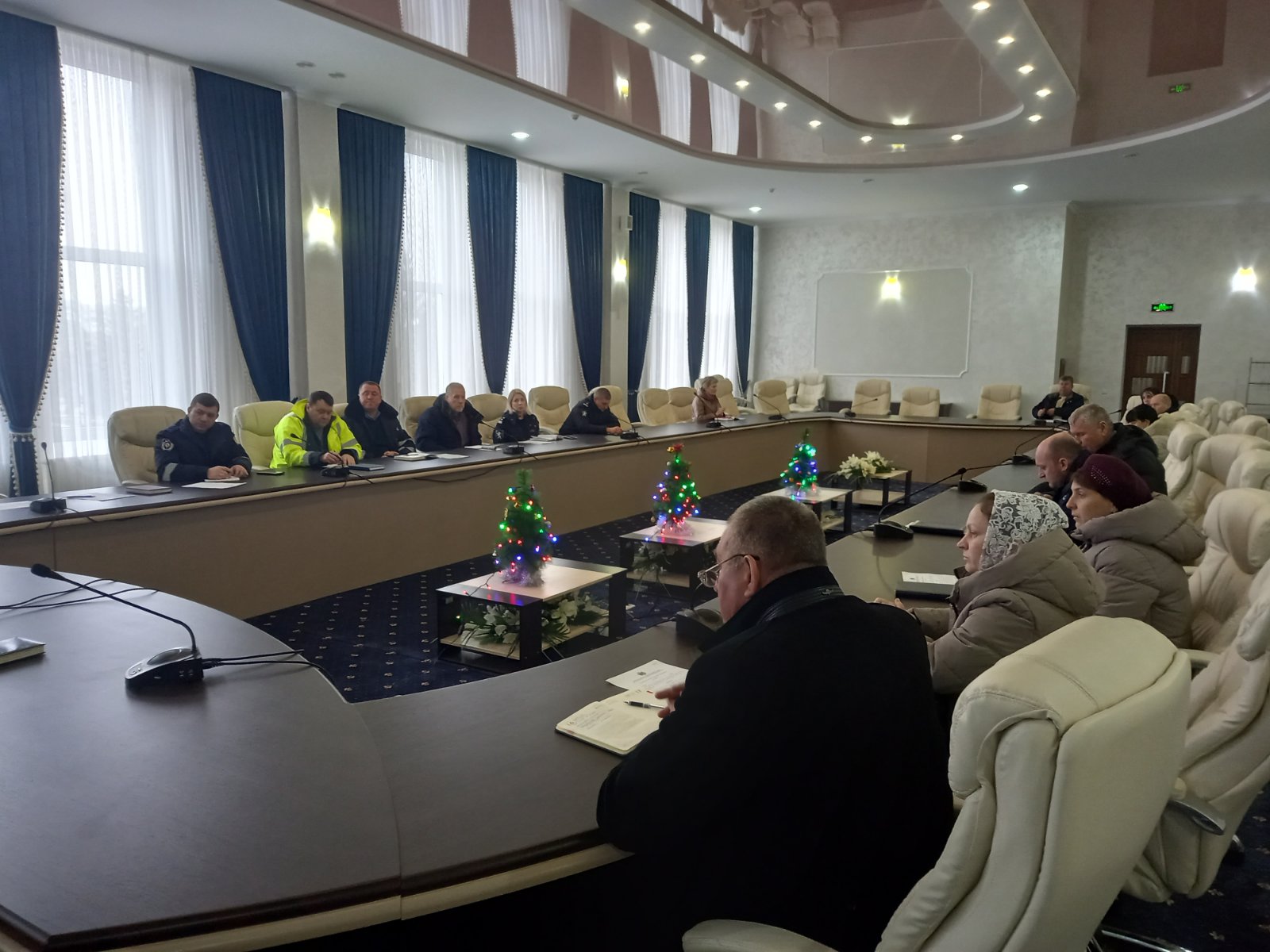 Comisia pentru Situații Excepționale din raionul Rezina, în ședință