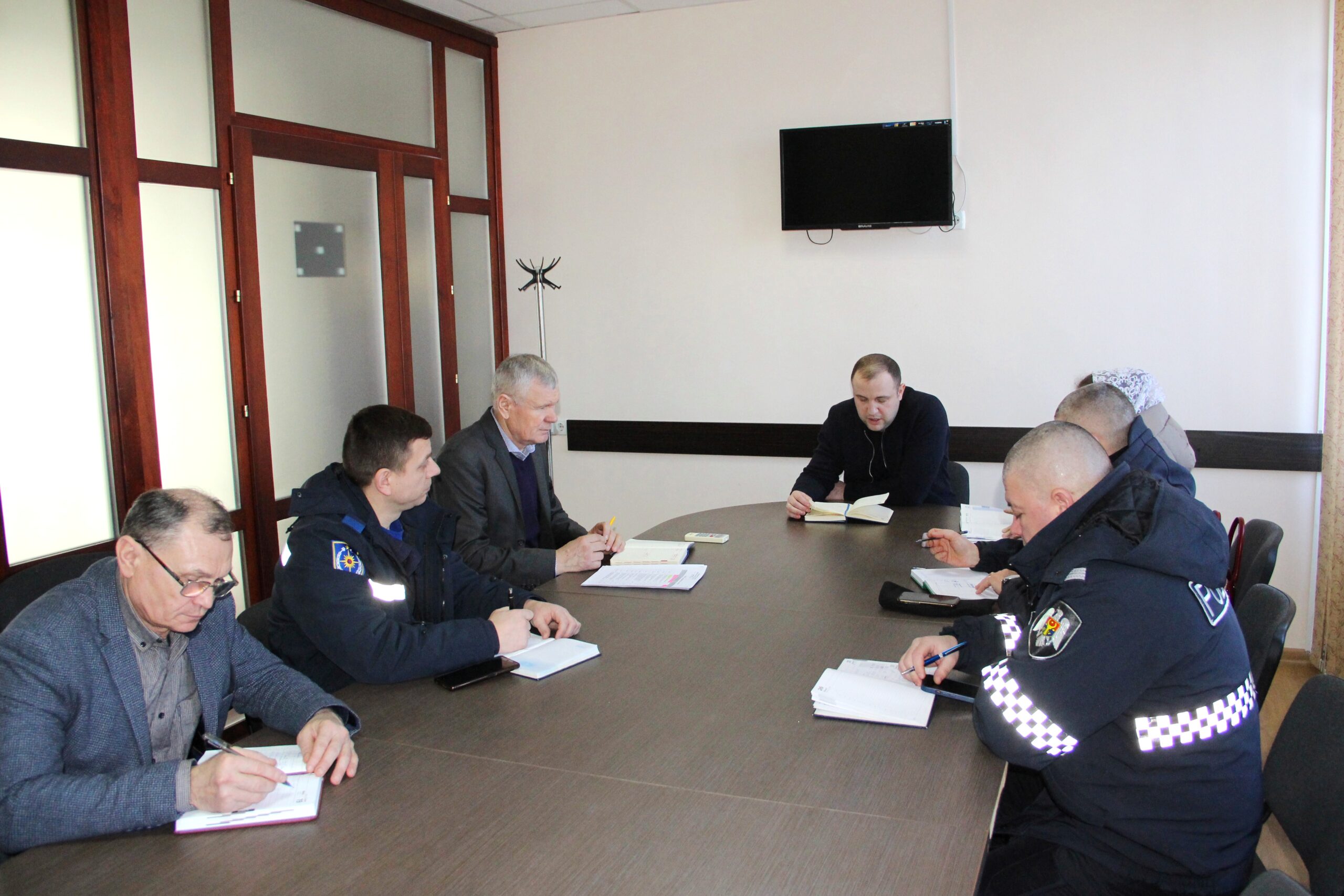 Ședința Comisiei raionale privind Securitate circulației rutiere în raionul Rezina