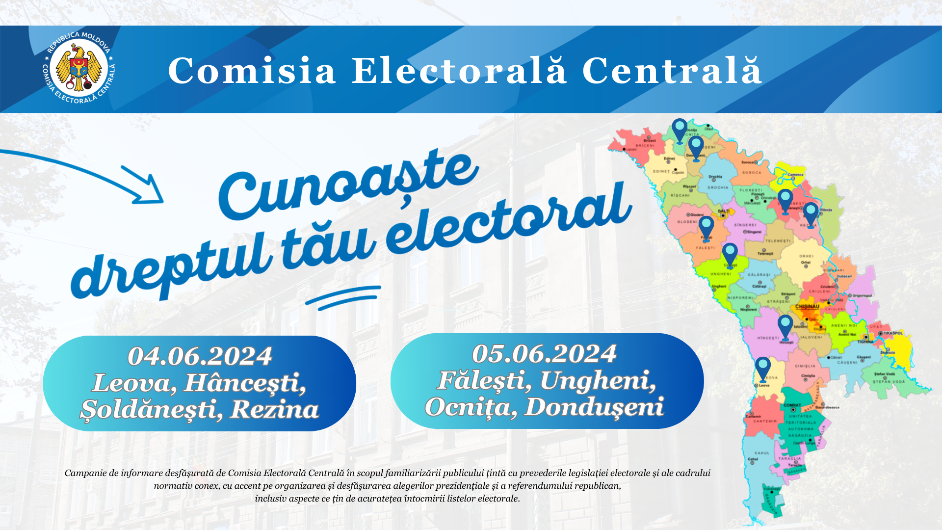 Campanie de informare „Cunoaște dreptul tău electoral!”