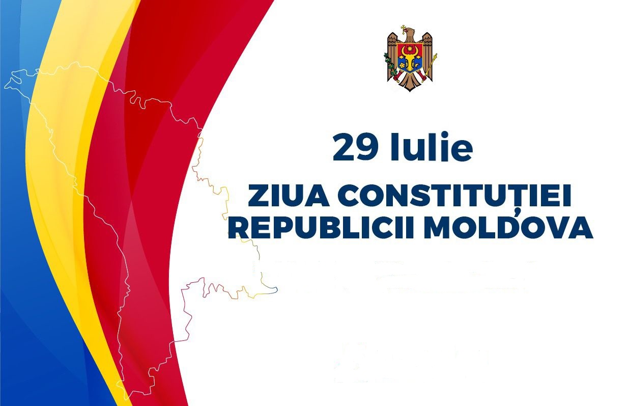 Mesaj de felicitare cu prilejul Zilei Constituţiei Republicii Moldova