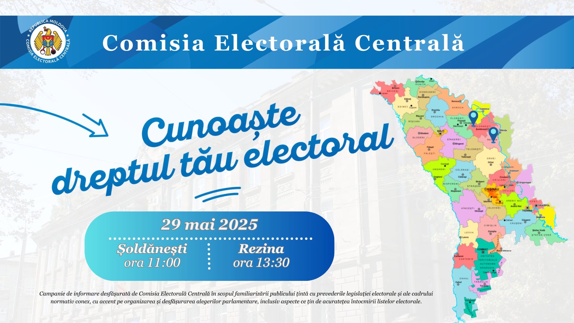 Campanie de informare „Cunoaște dreptul tău electoral!”
