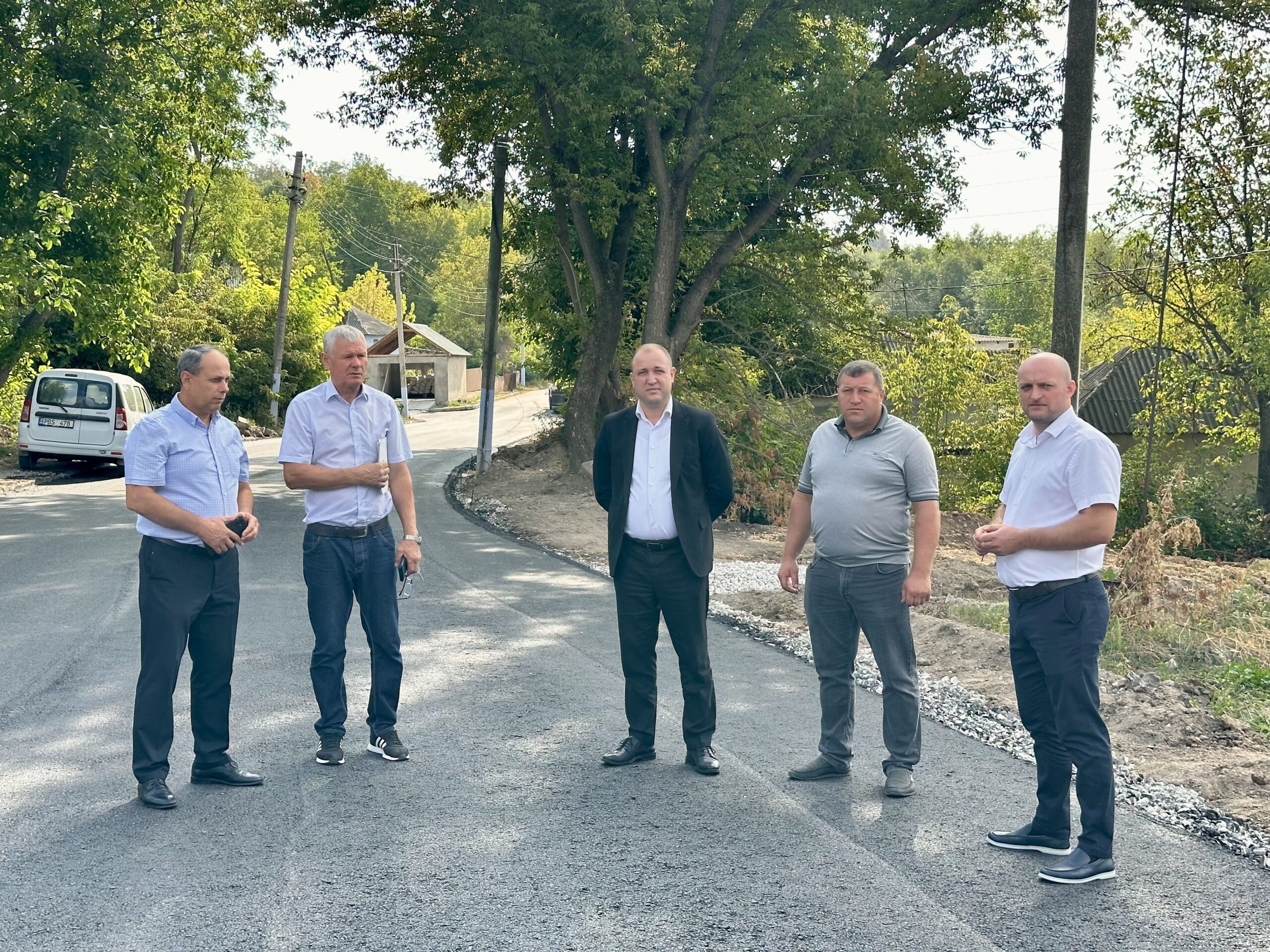 Vizita de lucru pe șantierul Țahnăuți, drumul L209