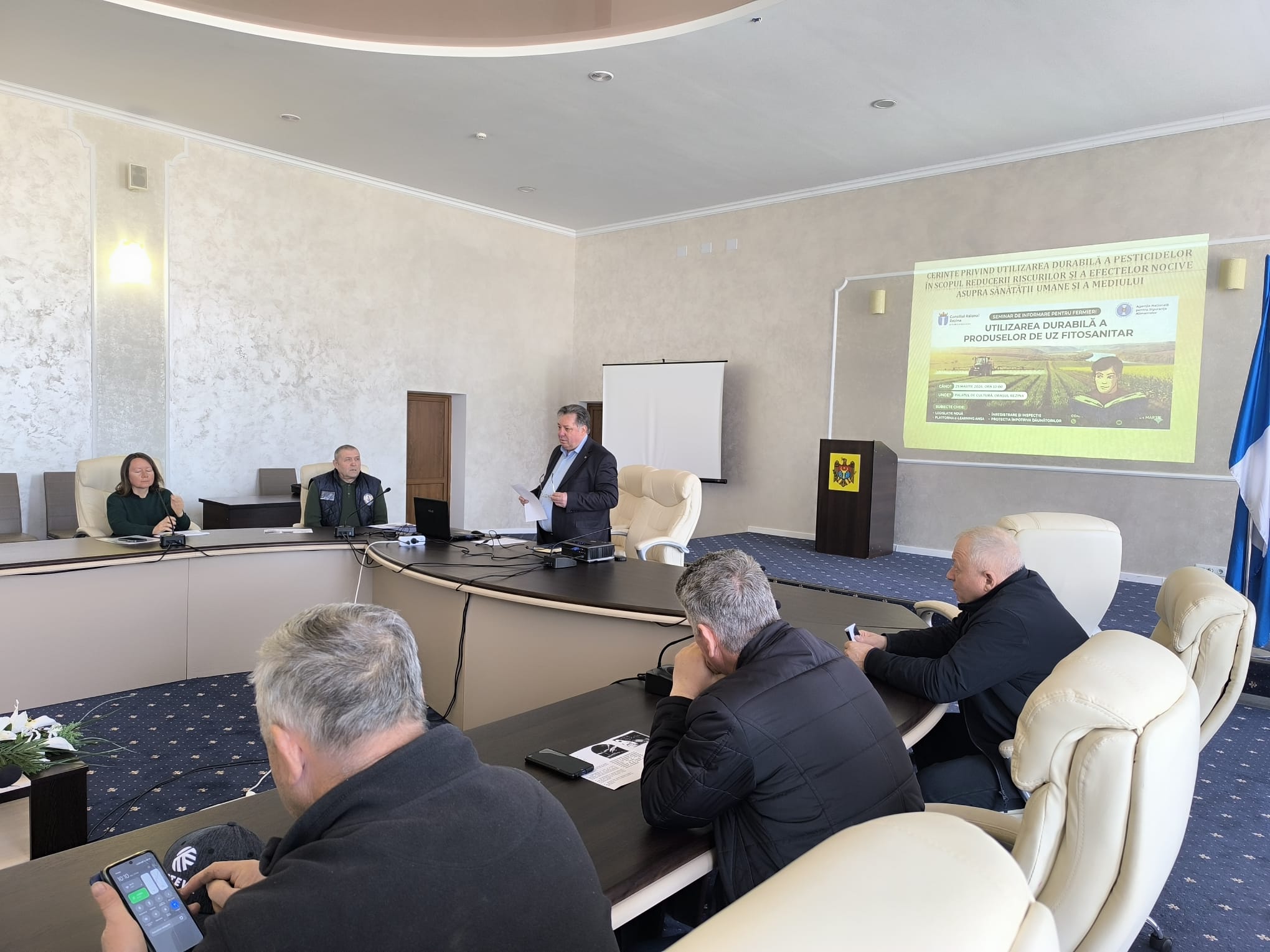 Seminar privind utilizarea durabilă a produselor de uz fitosanitar, organizat la Rezina