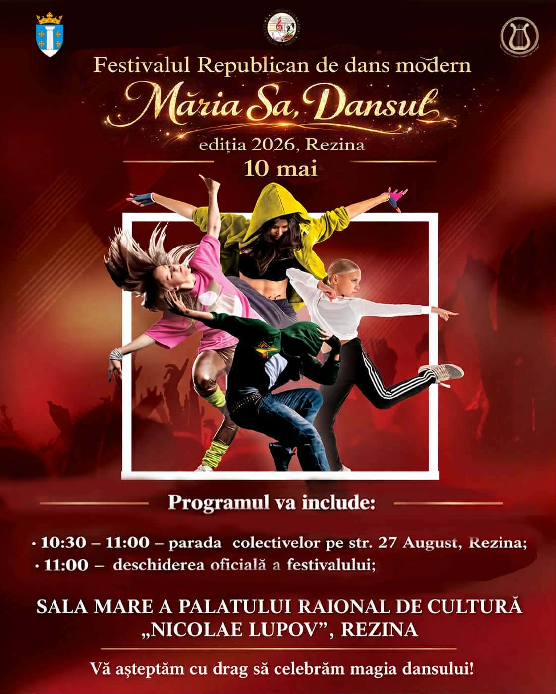 Festivalul Republican de dans modern „Măria Sa, Dansul” – ediția 2026, la Rezina