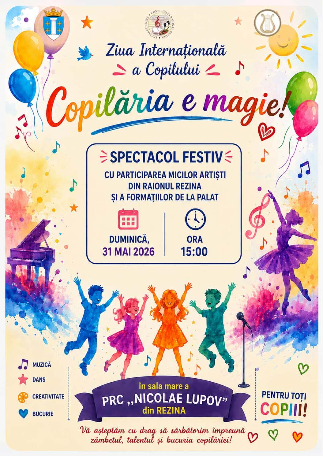 𝐒𝐩𝐞𝐜𝐭𝐚𝐜𝐨𝐥 𝐅𝐞𝐬𝐭𝐢𝐯 𝐝𝐞𝐝𝐢𝐜𝐚𝐭 𝐙𝐢𝐥𝐞𝐢 𝐈𝐧𝐭𝐞𝐫𝐧𝐚ț𝐢𝐨𝐧𝐚𝐥𝐞 𝐚 𝐂𝐨𝐩𝐢𝐥𝐮𝐥𝐮𝐢