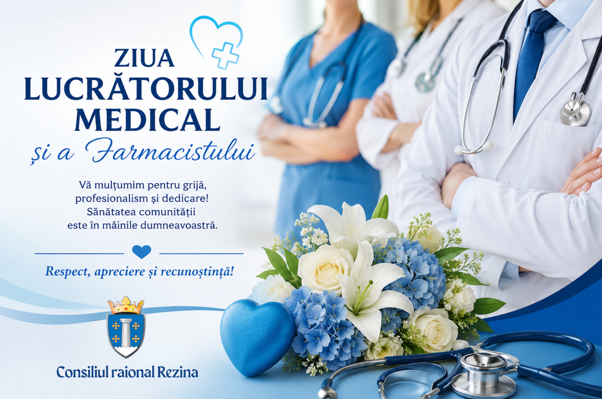 Mesaj de felicitare cu prilejul Zilei Lucrătorului Medical și a Farmacistului