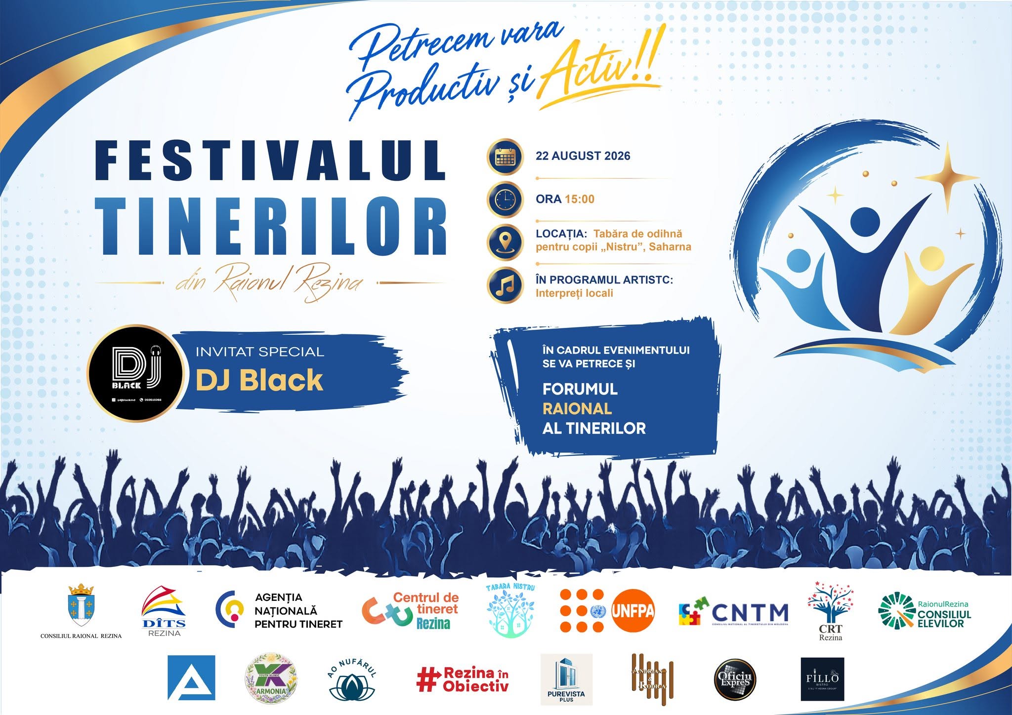 Festivalul Tinerilor din Raionul Rezina – vă așteptăm!