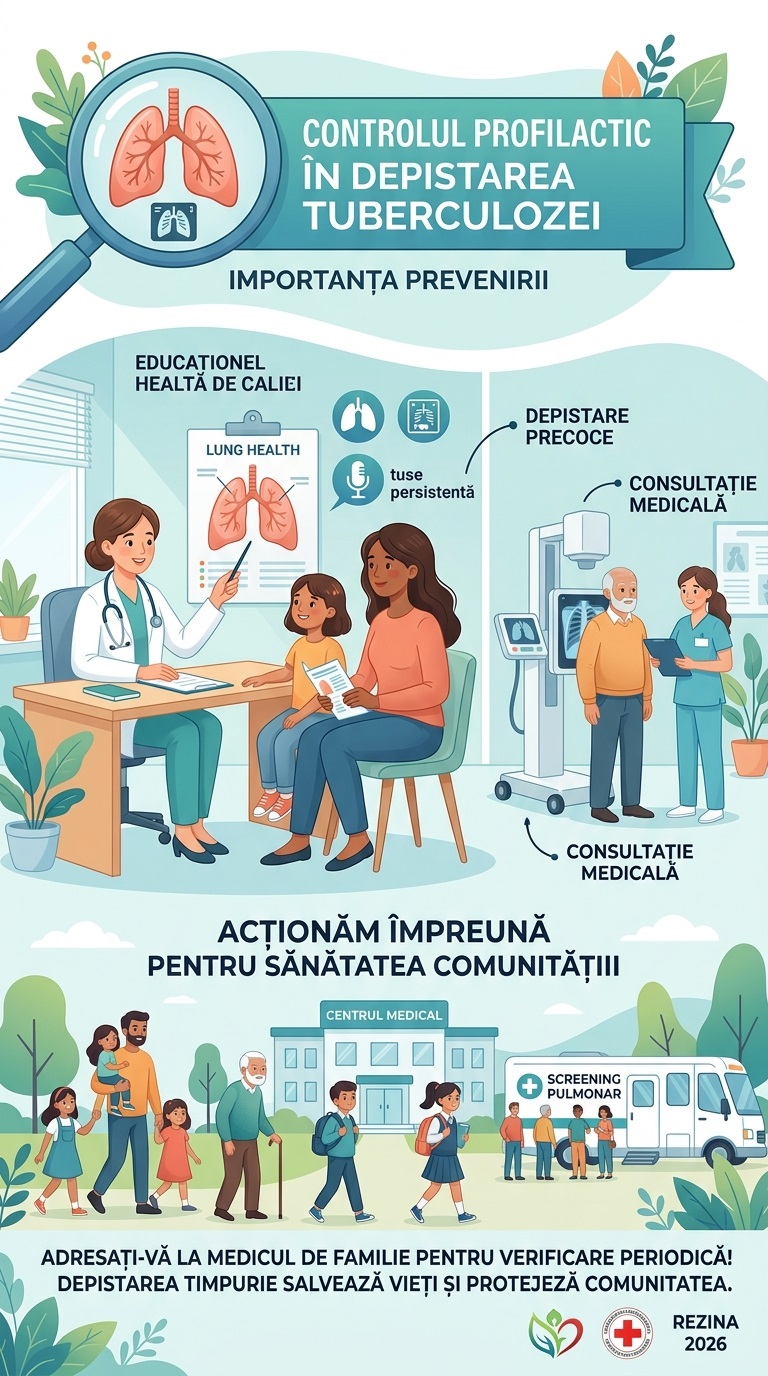 Importanța controlului profilactic în prevenirea și depistarea precoce a tuberculozei