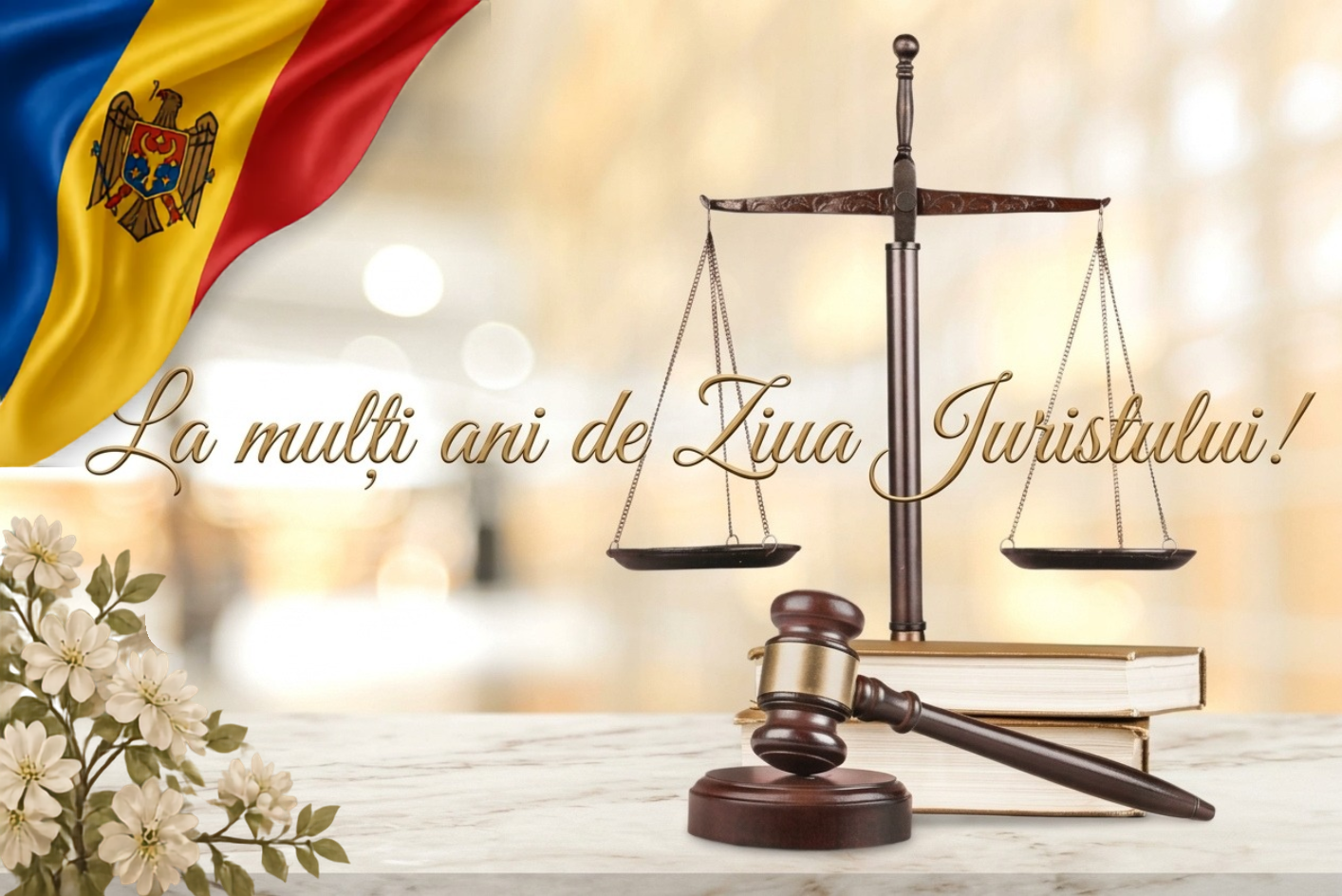 Mesaj de felicitare cu prilejul Zilei Juristului!